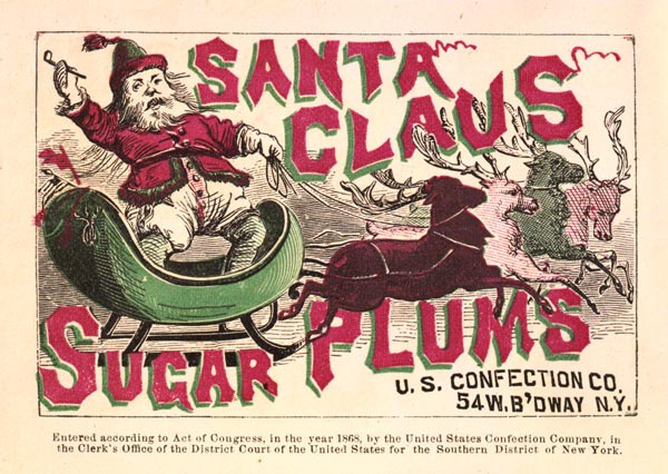 Thomas Nast "Santa Claus Sugar Plums"