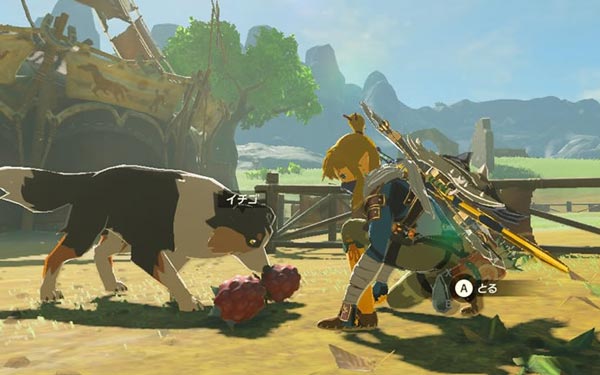 ゼルダの伝説 ブレスオブザワイルド ここ掘れワンワン