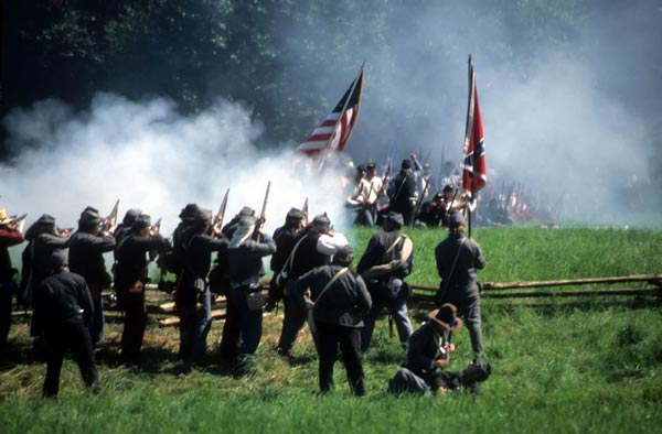 アメリカ南北戦争 模擬線