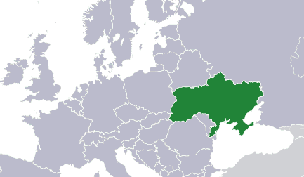 ウクライナ 世界地図