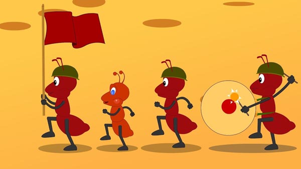 アリの行進 The Ants Go Marching