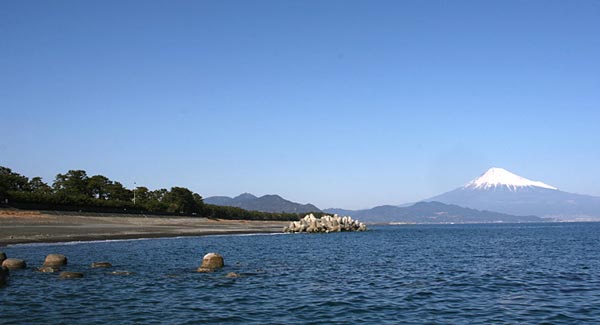 三保の松原と富士山