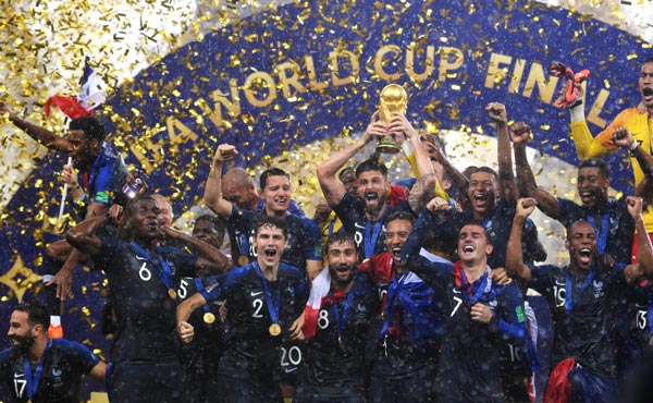 サッカーワールドカップ2018優勝国フランス