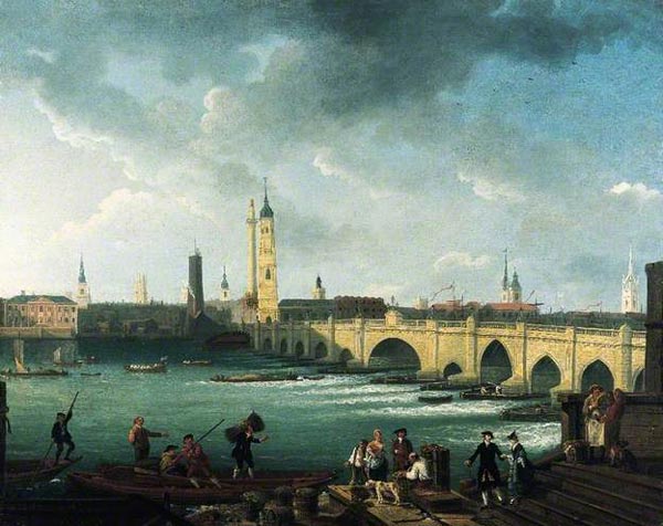 18世紀中頃のロンドン橋