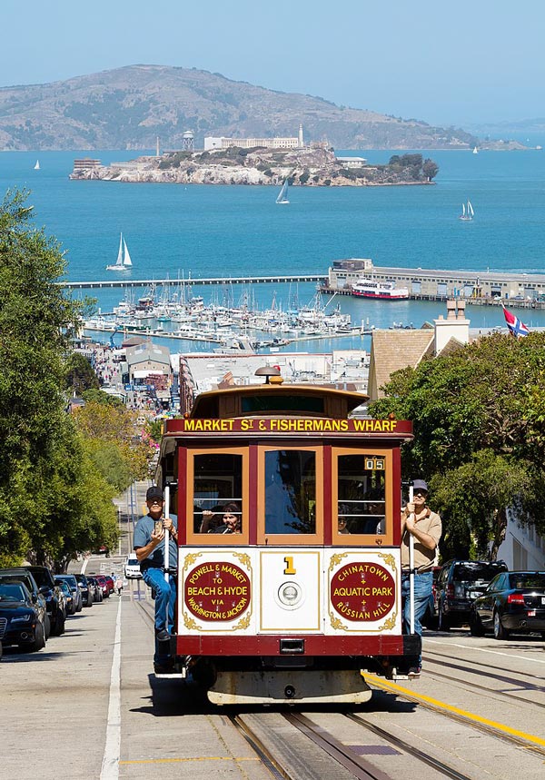 サンフランシスコのケーブルカー