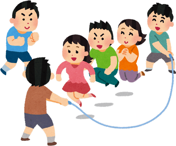 長なわとびのイラスト